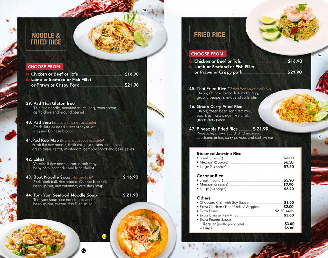 Full Menu Absolute Thai Group